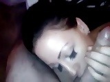 Horny chav from liverpool sucking a cock