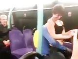 Scottish Slag Getting Fingered On The Bus