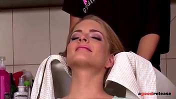 Danny Fucks 2 Hairstylists In The Salon