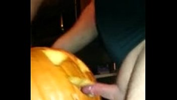Weirdo Shagging A Pumpkin